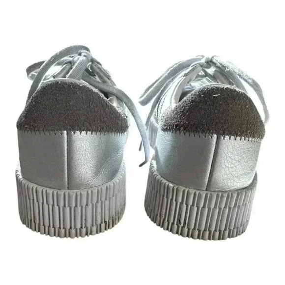 adidas Women's Metallic Silver Sneakers - Picture 4 of 7